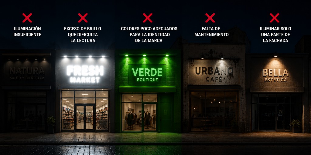 Errores comunes